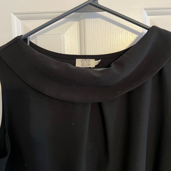 Katherine Way Straight Black Dress Size XS - Picture 3 of 7